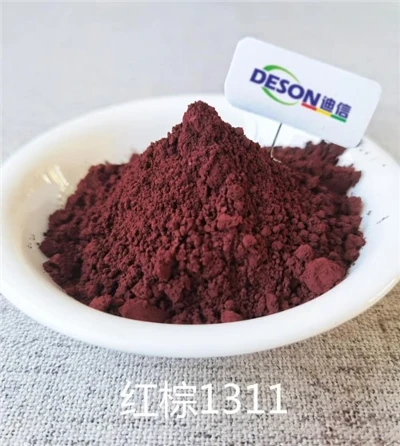 Brown Coch Pigment Gwydr